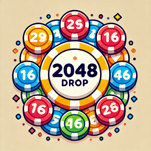 2048 Drop - Play 2048 Drop On A-Z Games online game thumbnail