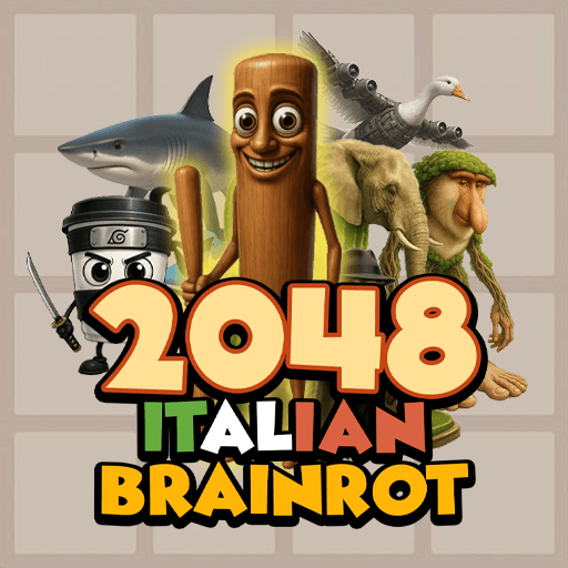 2048 Italian Brainrot - Play 2048 Italian Brainrot On A-Z Games online game thumbnail